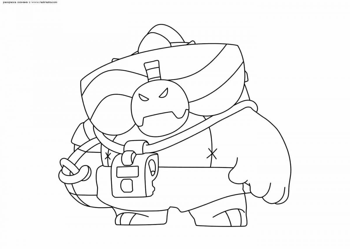 Brawl Stars All Fighters coloring page