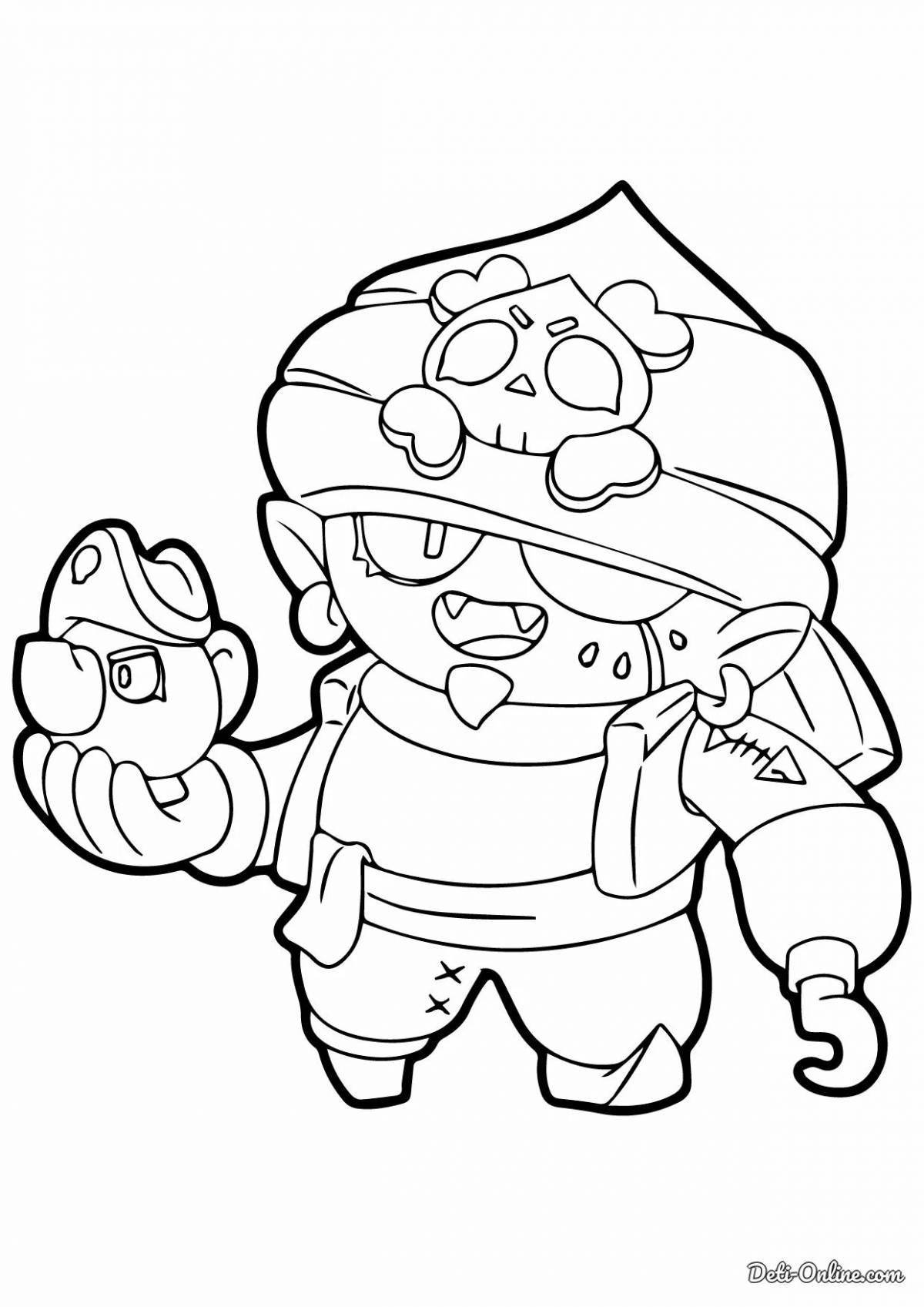 Impressive coloring pages brawl stars all brawlers