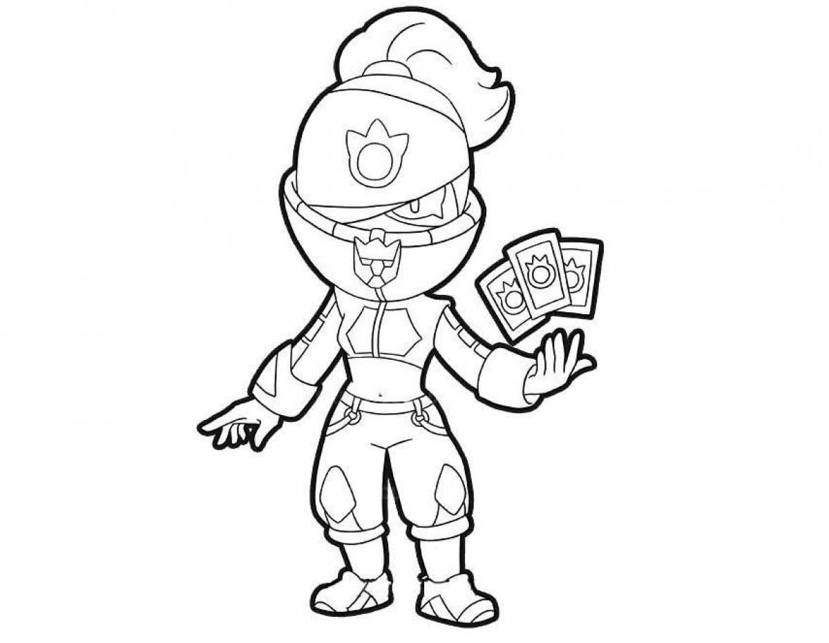 Outstanding coloring pages brawl stars all brawlers