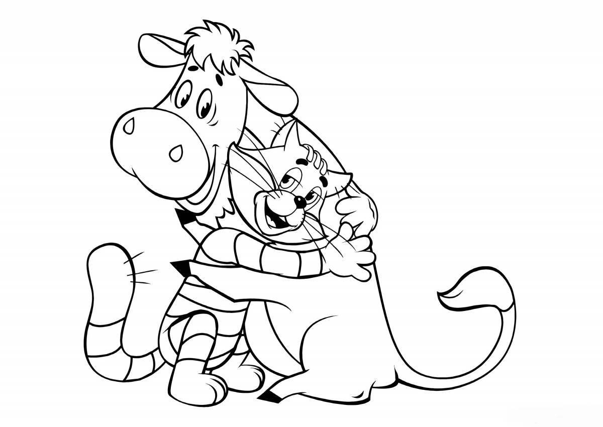 Blank sour milk coloring page