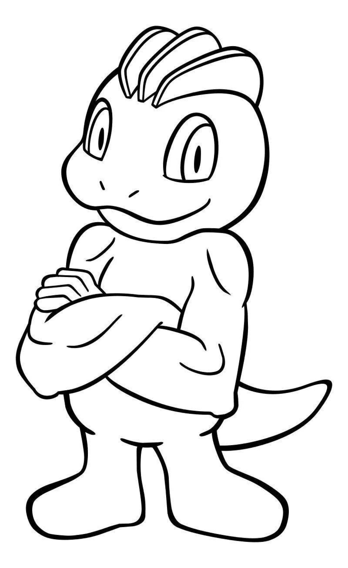 Cute gujitso coloring page