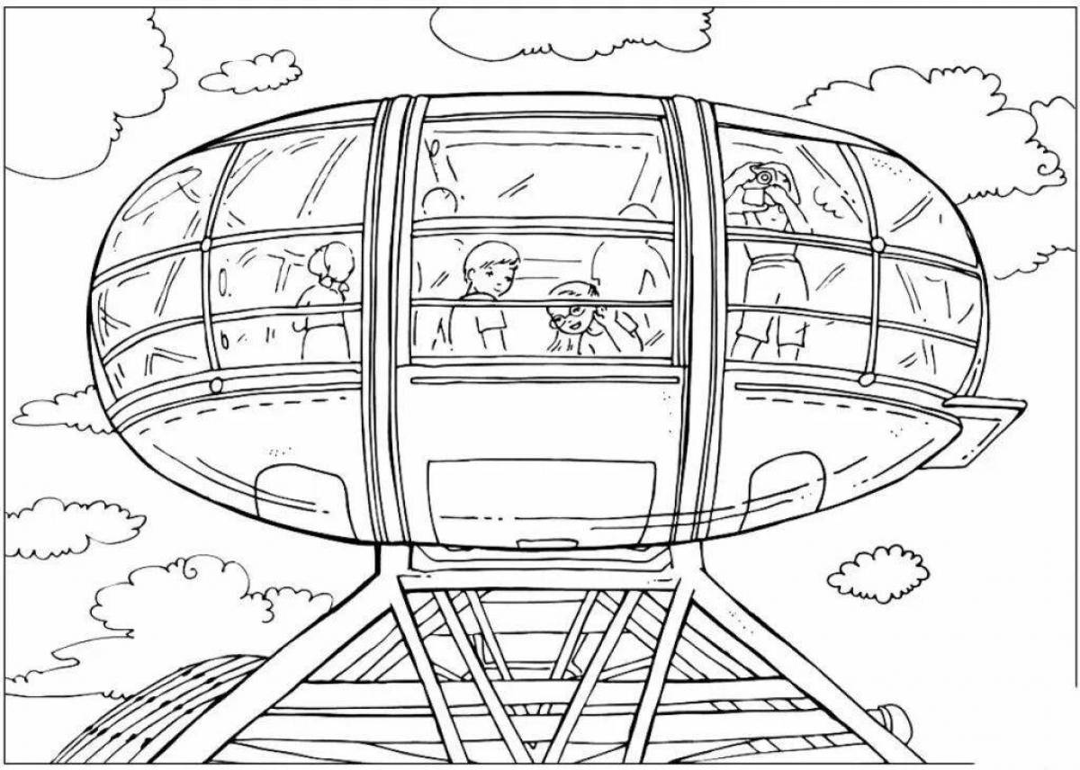 Coloring book dreamy future