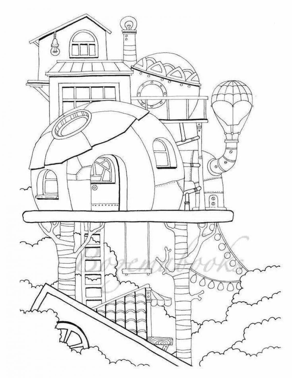 Courageous future coloring page