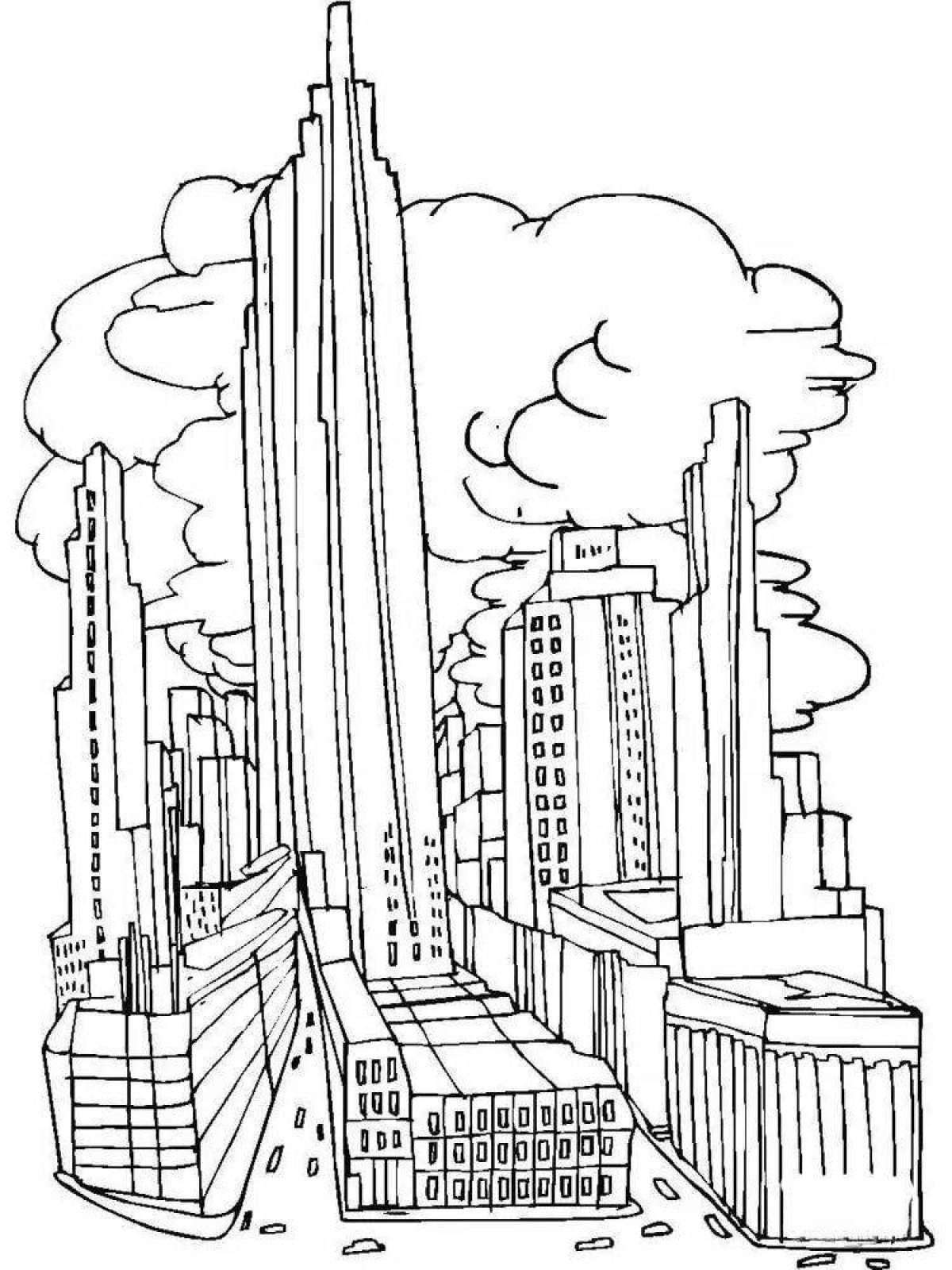 Fearless future coloring page