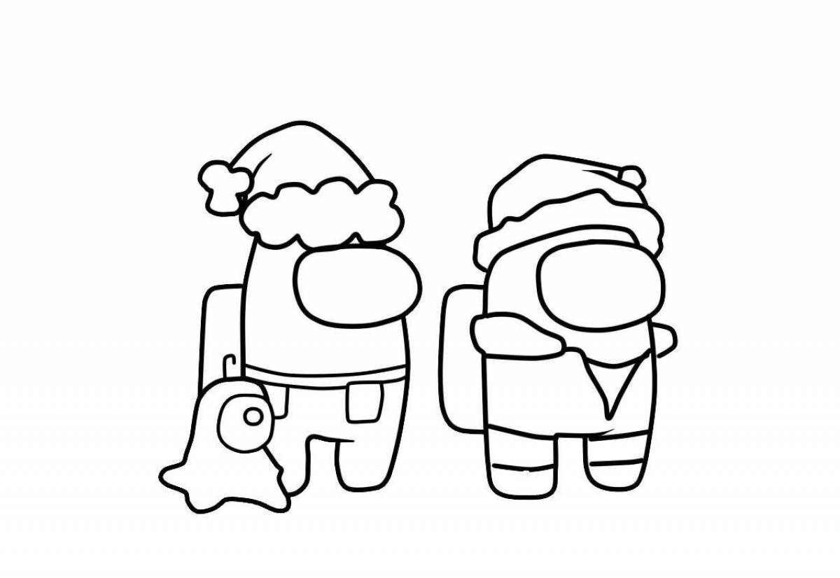 Раскраска Изысканная раскраска амангасе