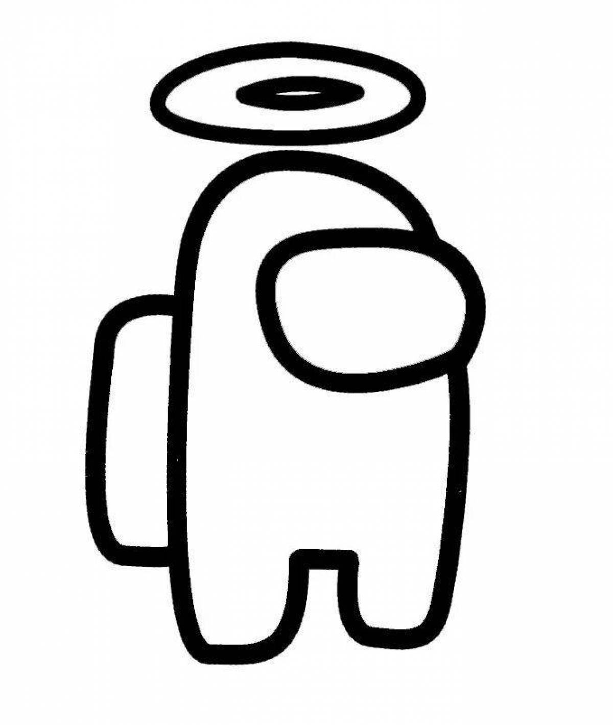 Раскраска Радостная амангасе раскраска