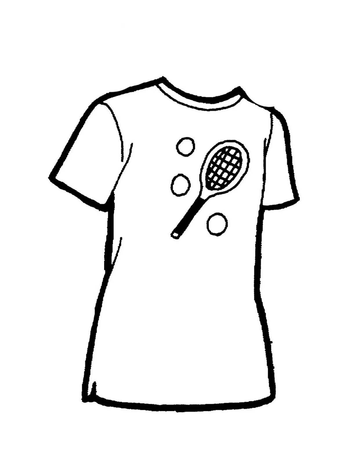 Playful jersey coloring page