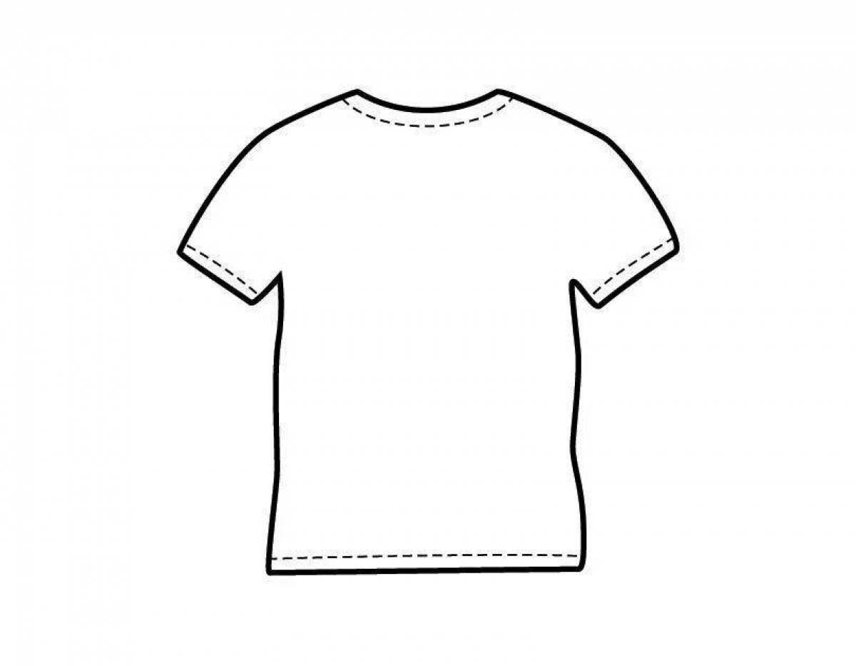 Coloring page dazzling jersey