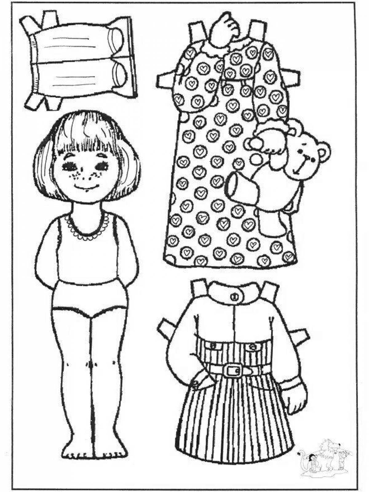 Calm jersey coloring page