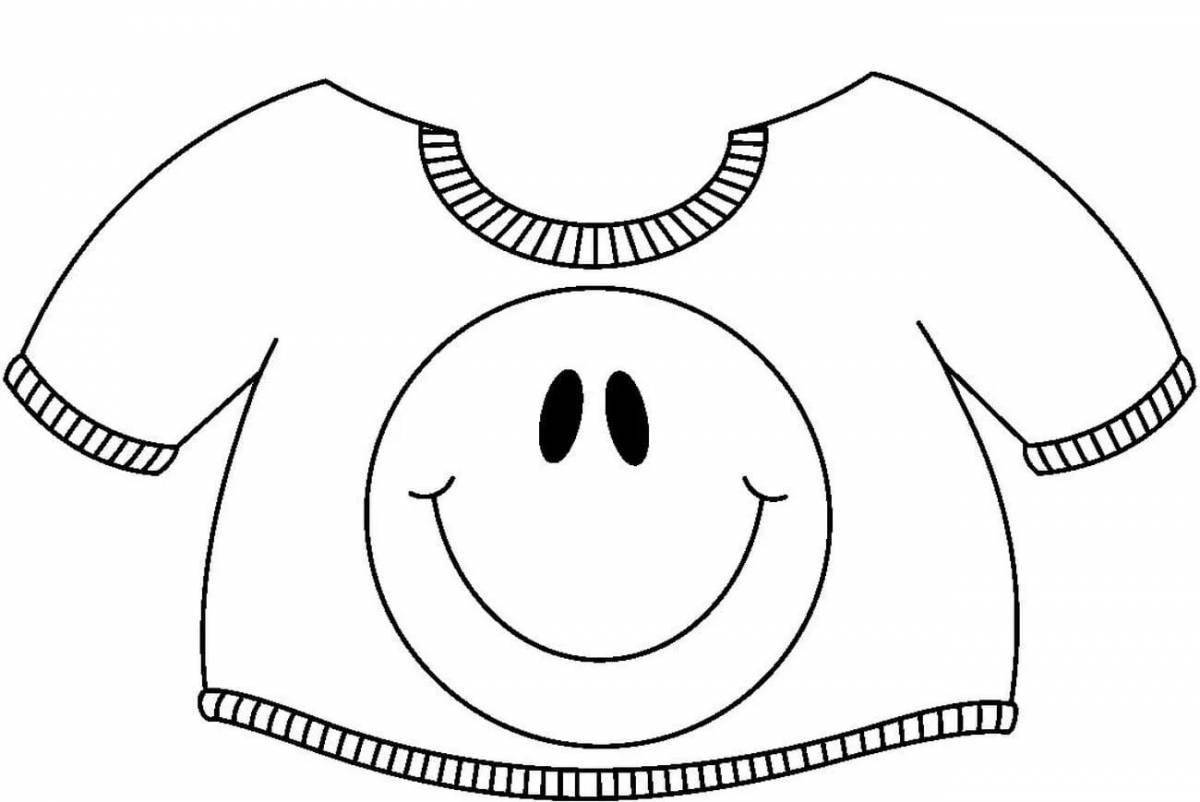 Refreshing jersey coloring page
