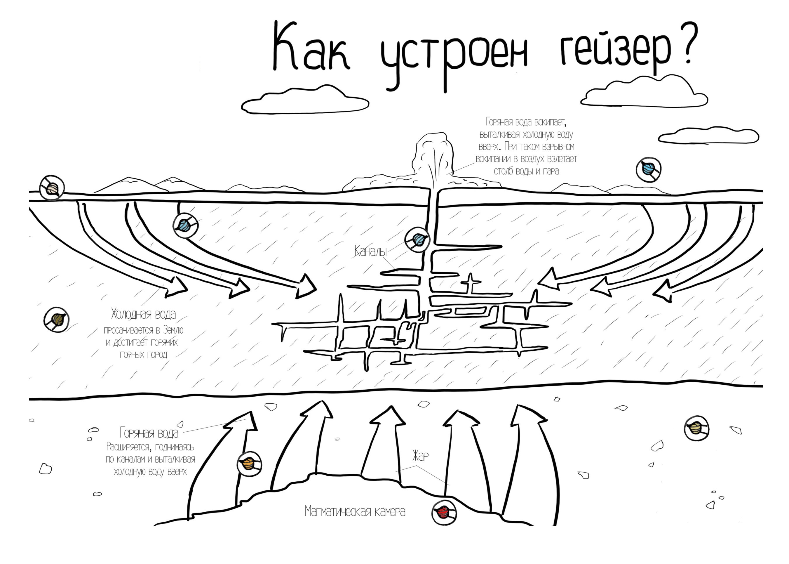 Живой chevostik раскраска