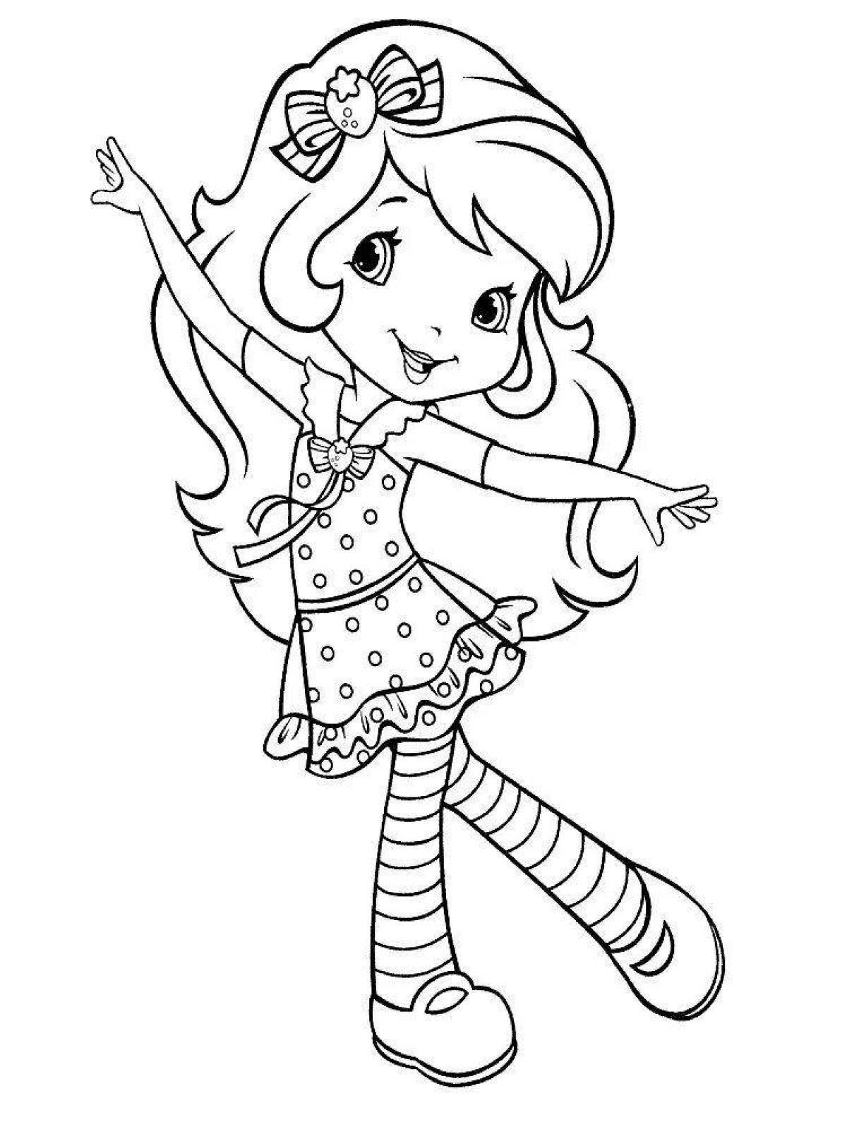Fairytale coloring book for girls pdf