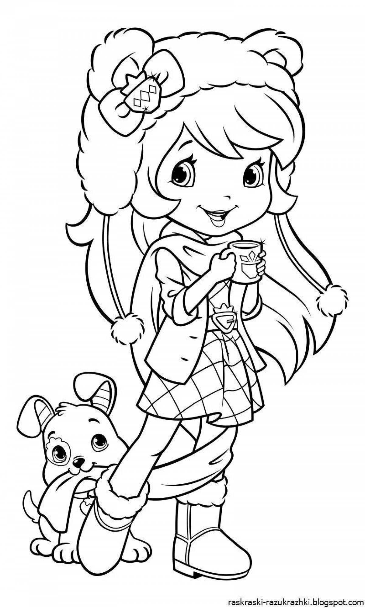 Cute coloring book for girls pdf