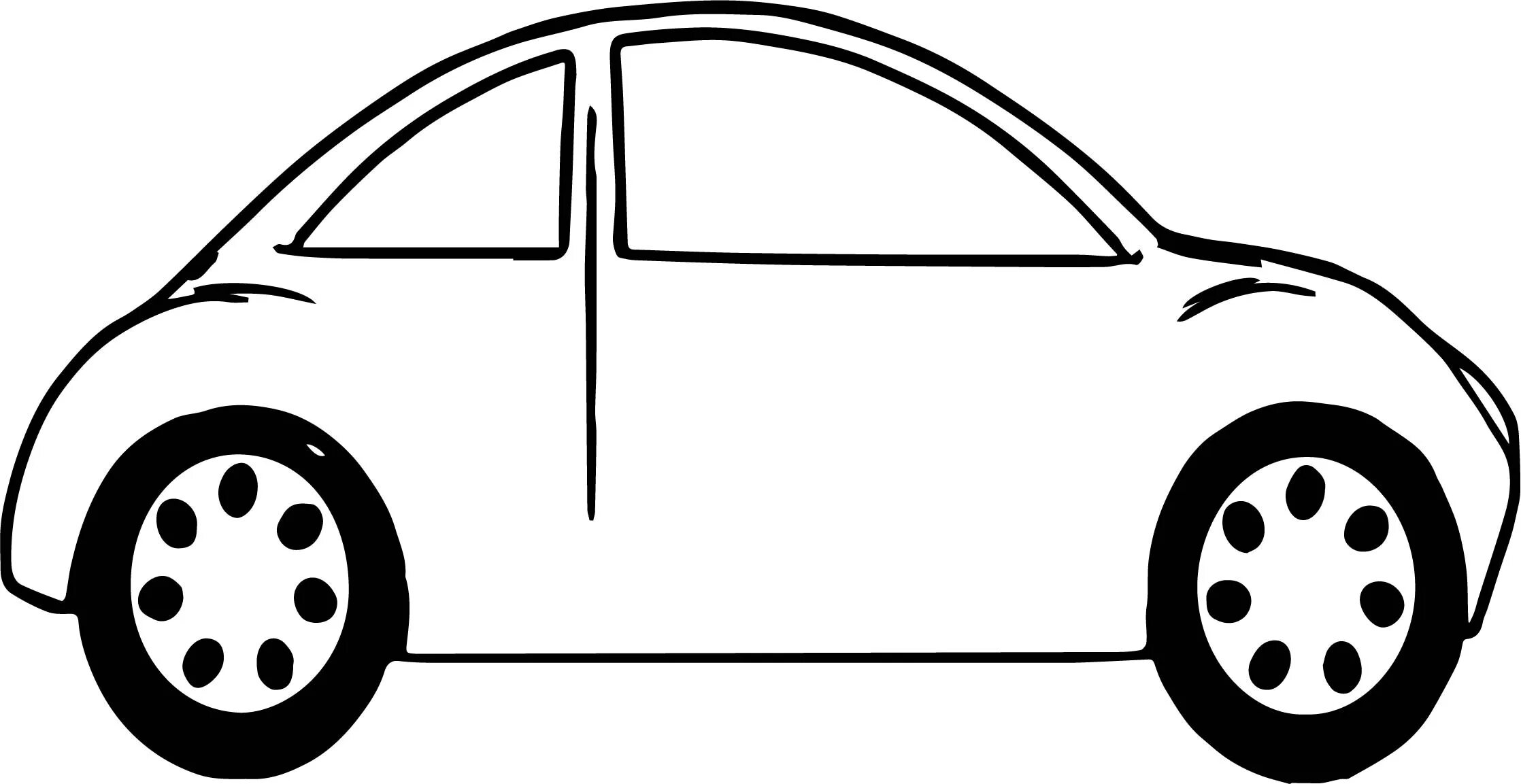 Adorable passenger car coloring pages for kids