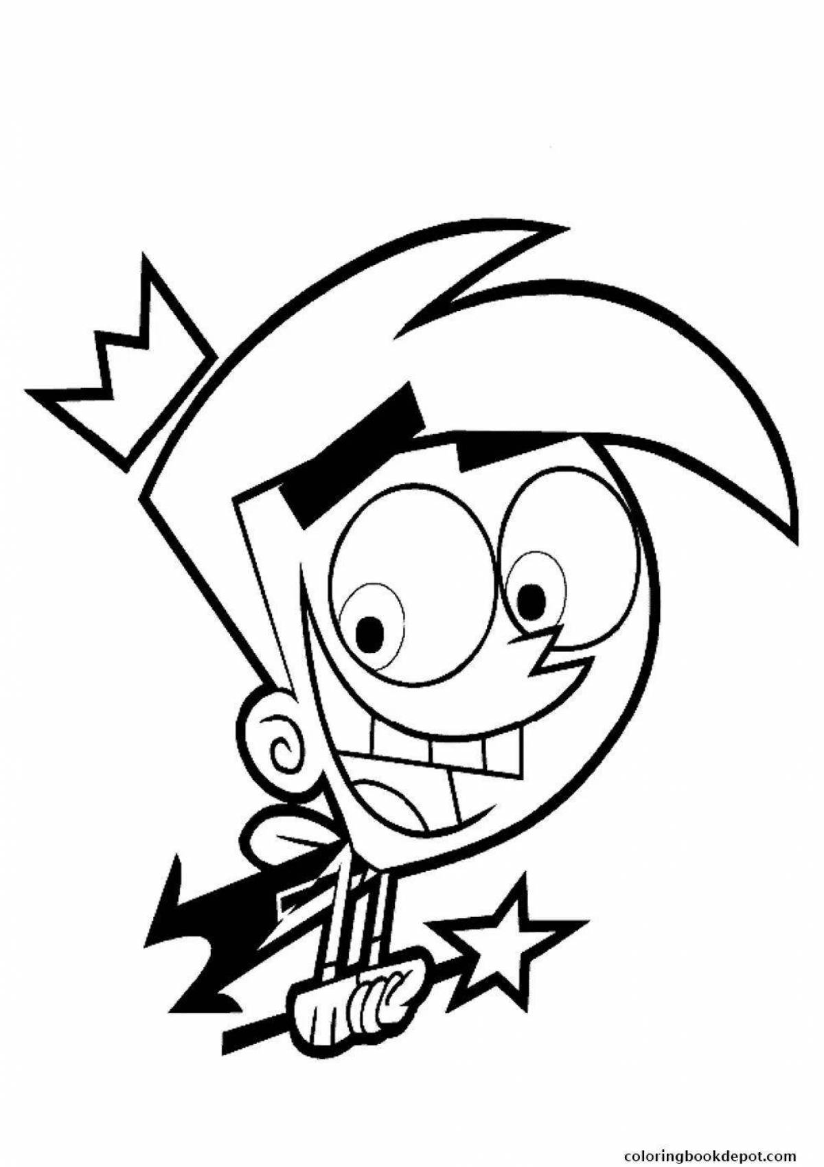Fairly oddparents coloring pages