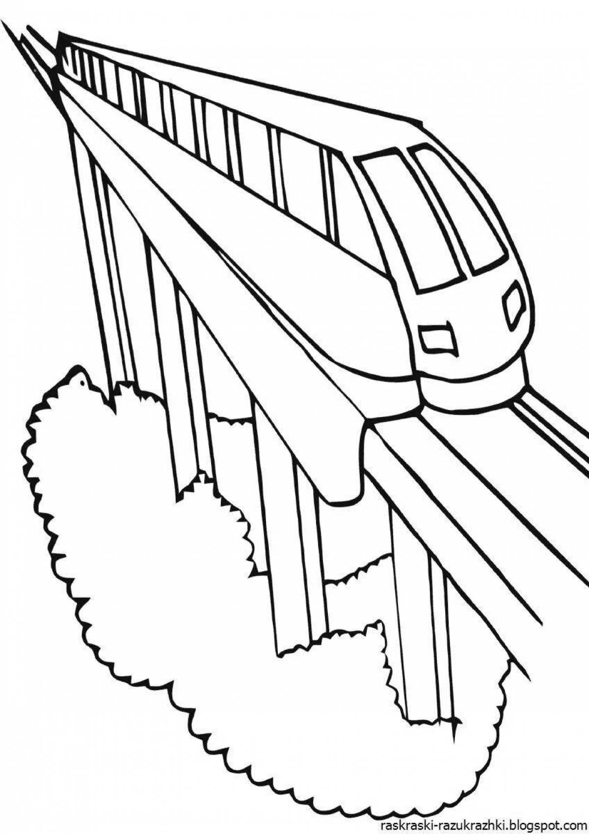 Впечатляющая раскраска московского метрополитена