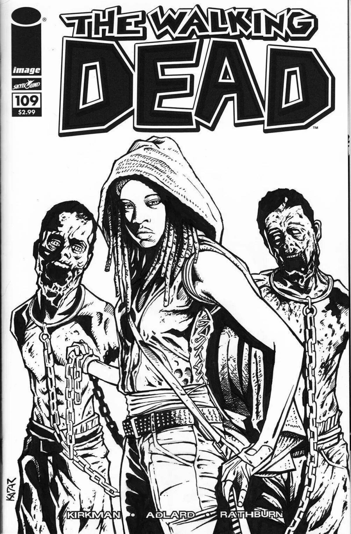 The walking dead incredible coloring book