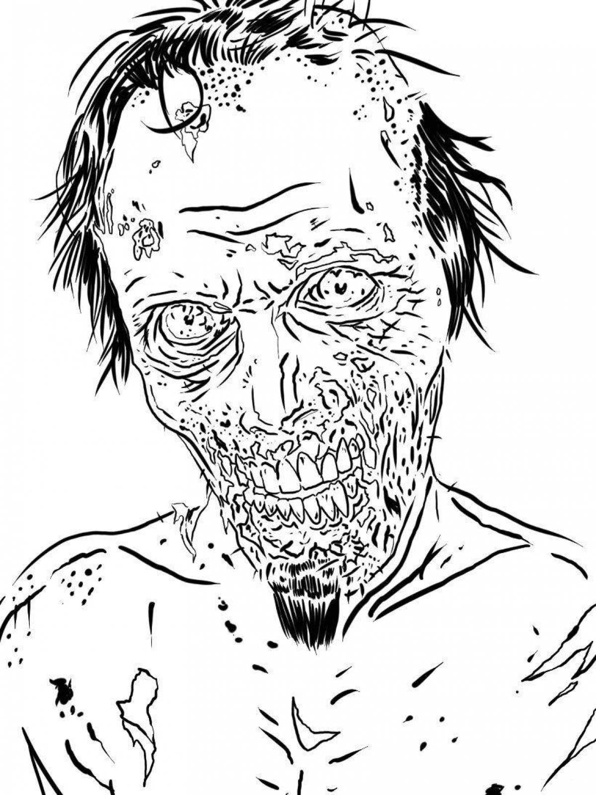 The walking dead coloring book