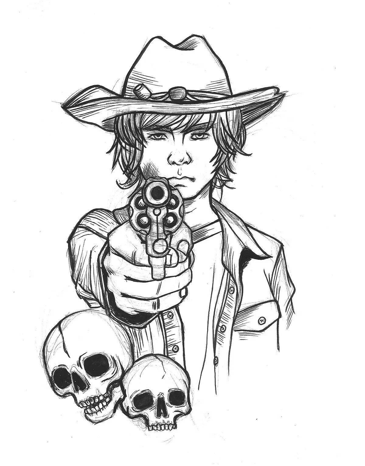 Unwanted walking dead coloring book