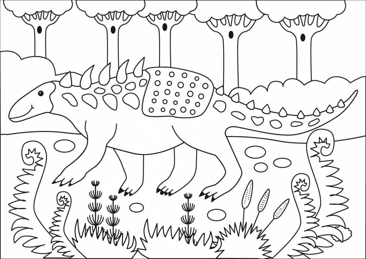 Great dinosaur coloring pages