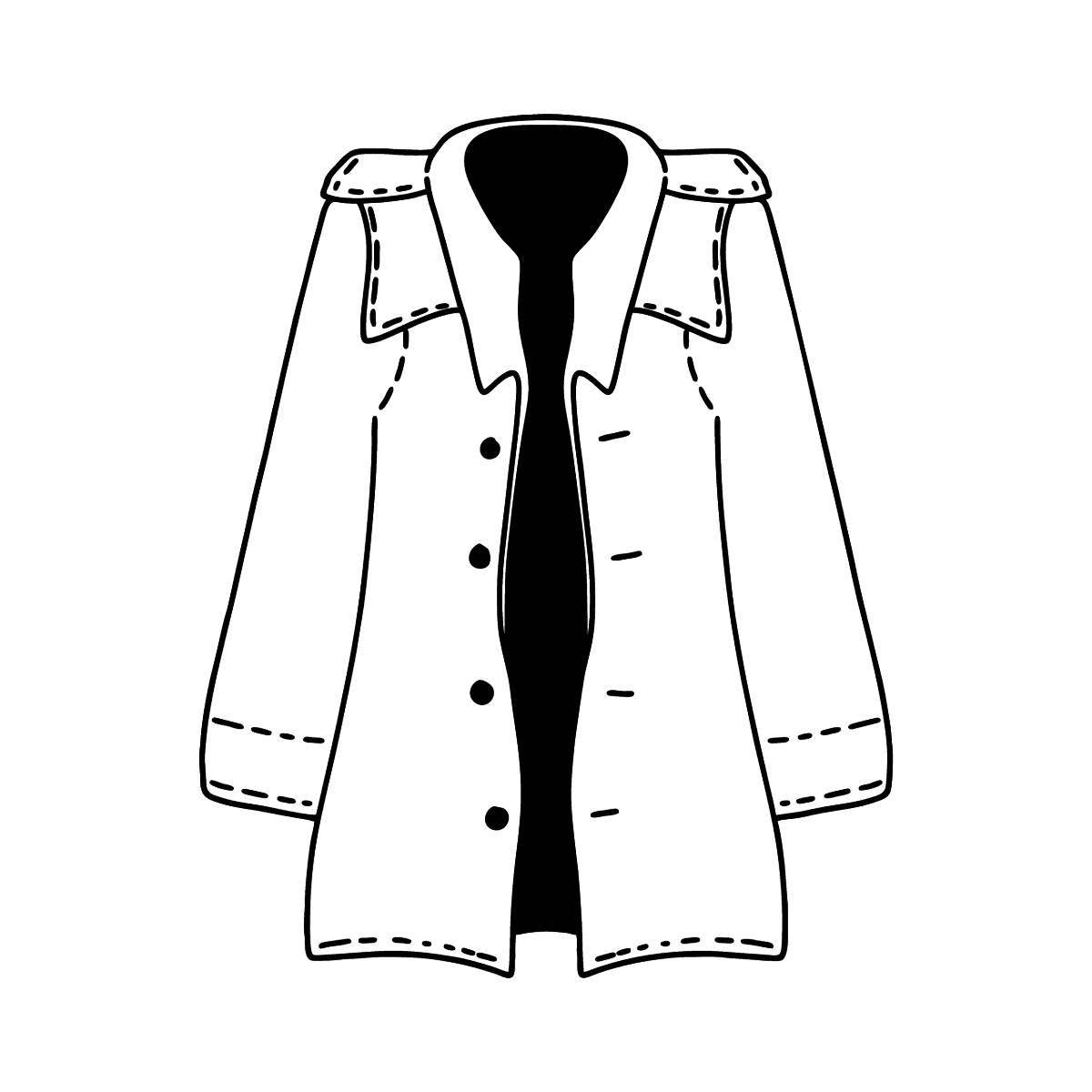 Coloring bright outerwear