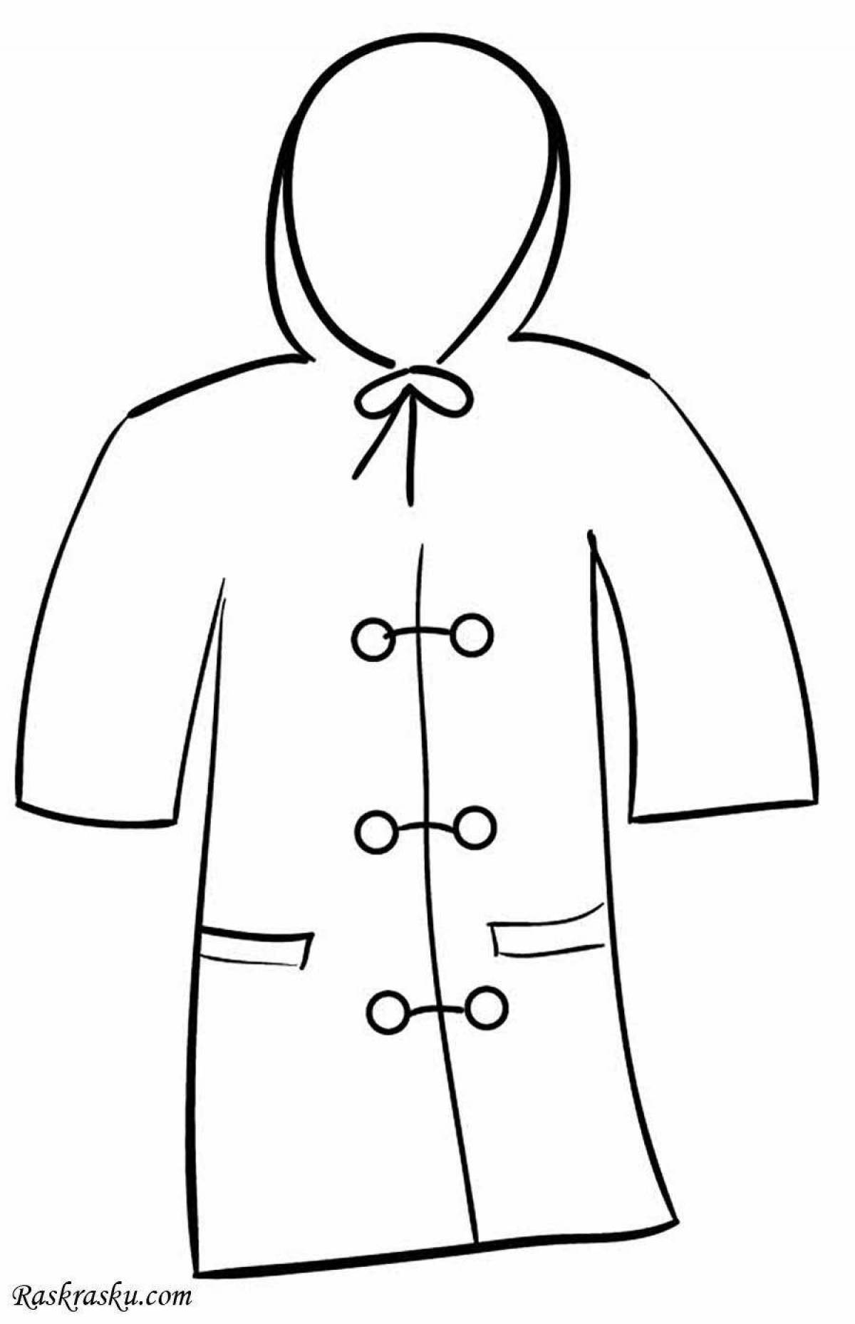 Fun coloring of outerwear