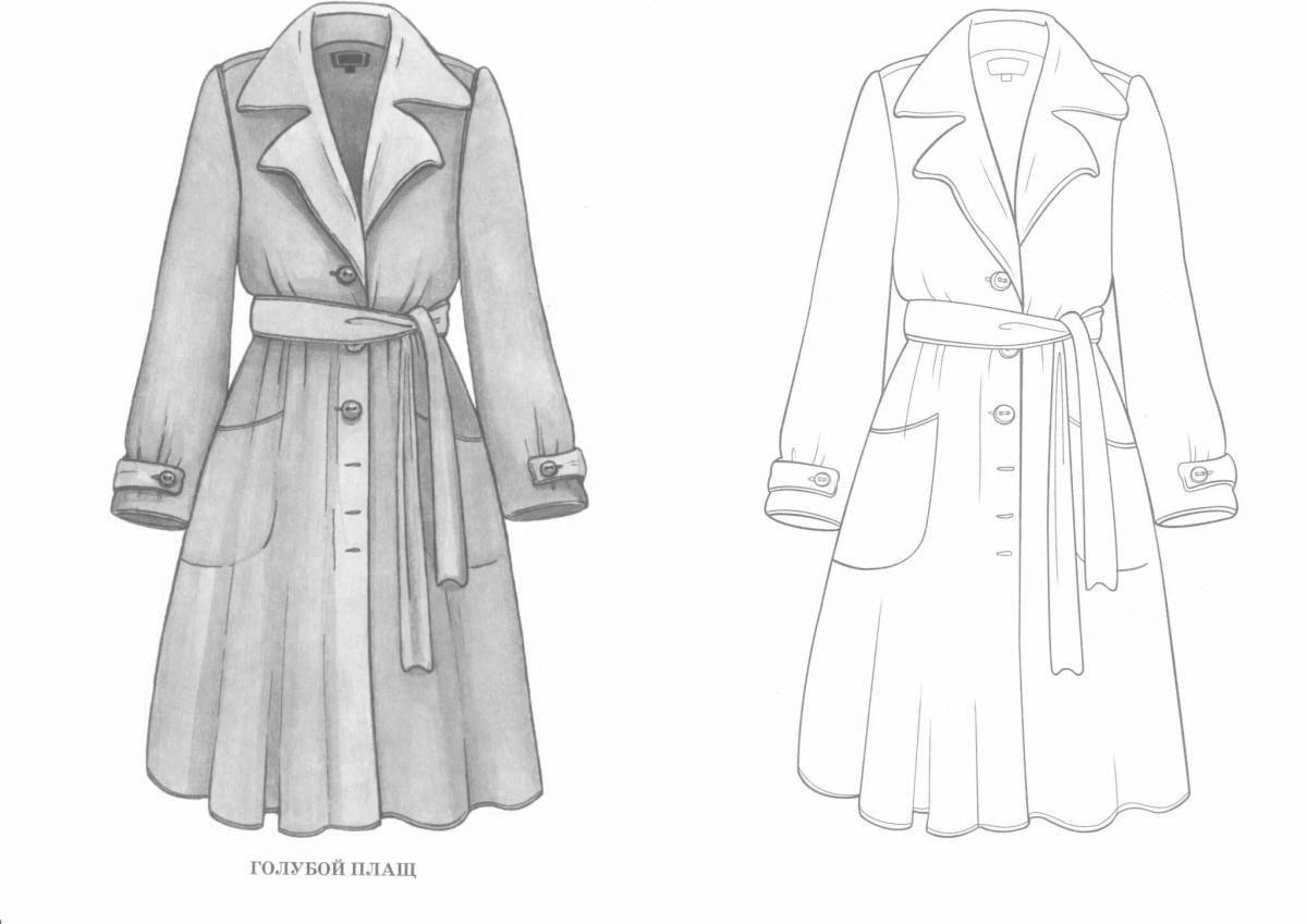 Coloring fairy outerwear