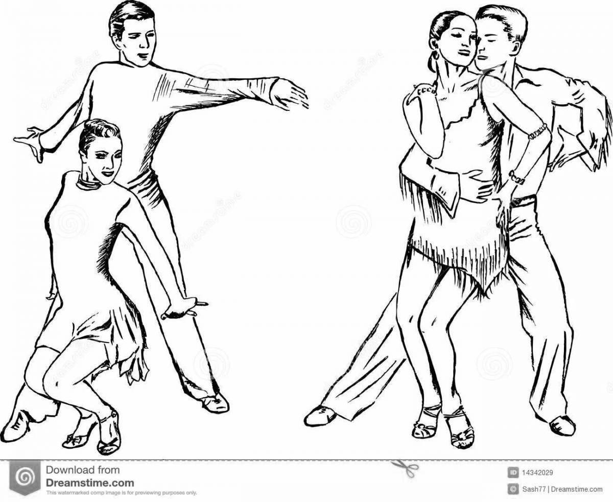 Great position for ballroom dancing