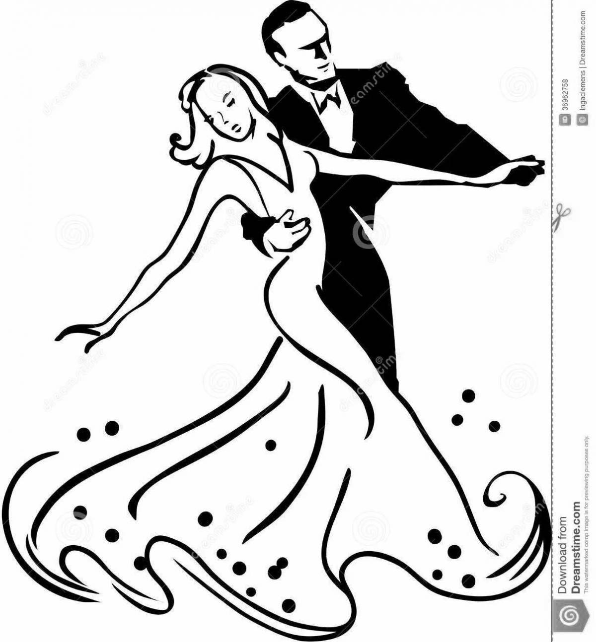 Exquisite ballroom dancing moves