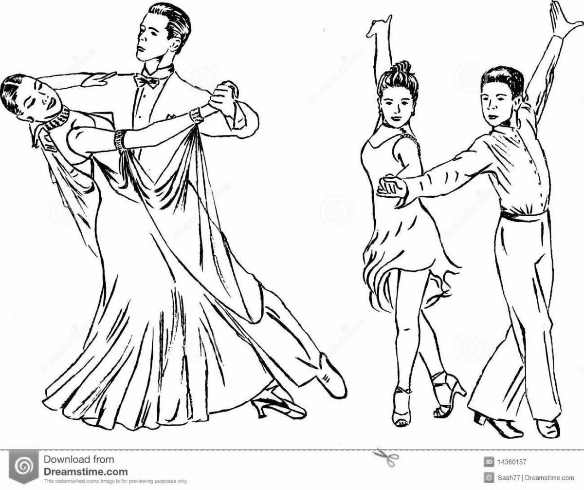 Agile ballroom dance moves