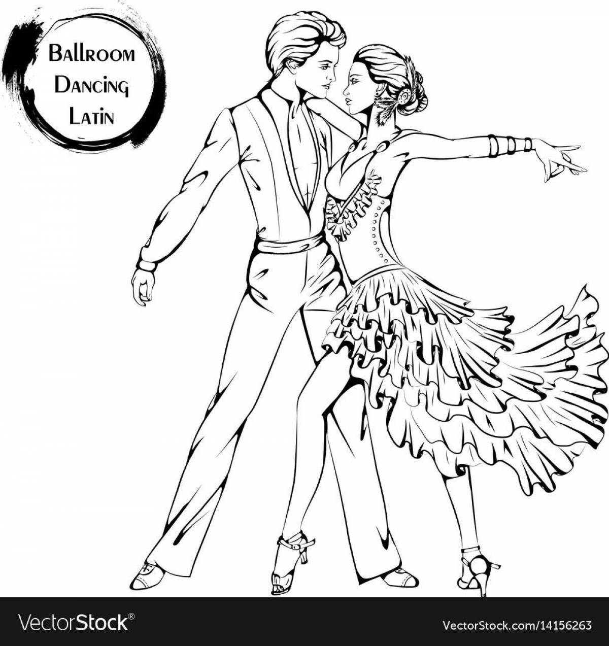 Agile ballroom dance figures