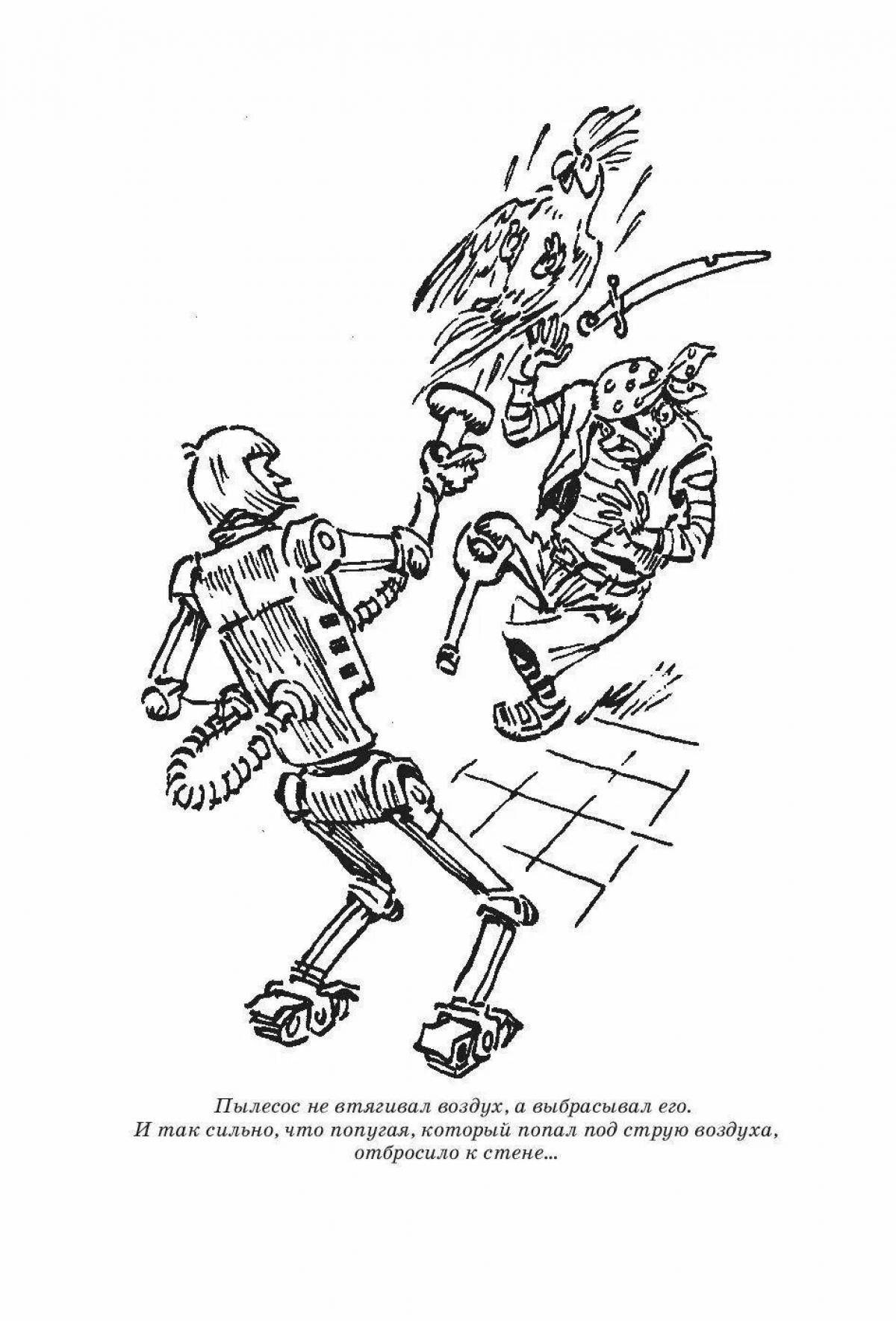 Playful adventure electronics coloring page