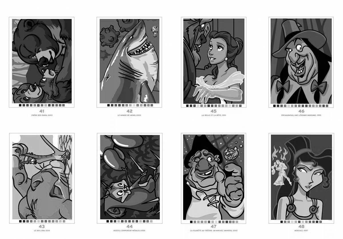 Disney hachette elegant coloring book