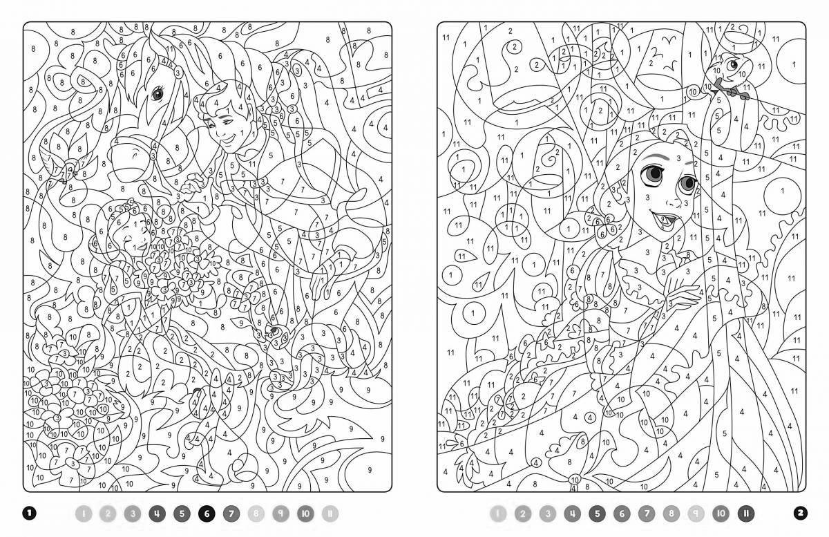 Disney hachette refreshing coloring page