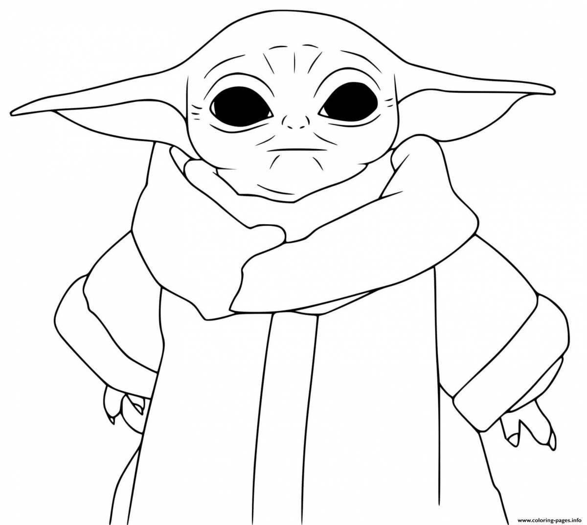 Grand Master Yoda coloring book