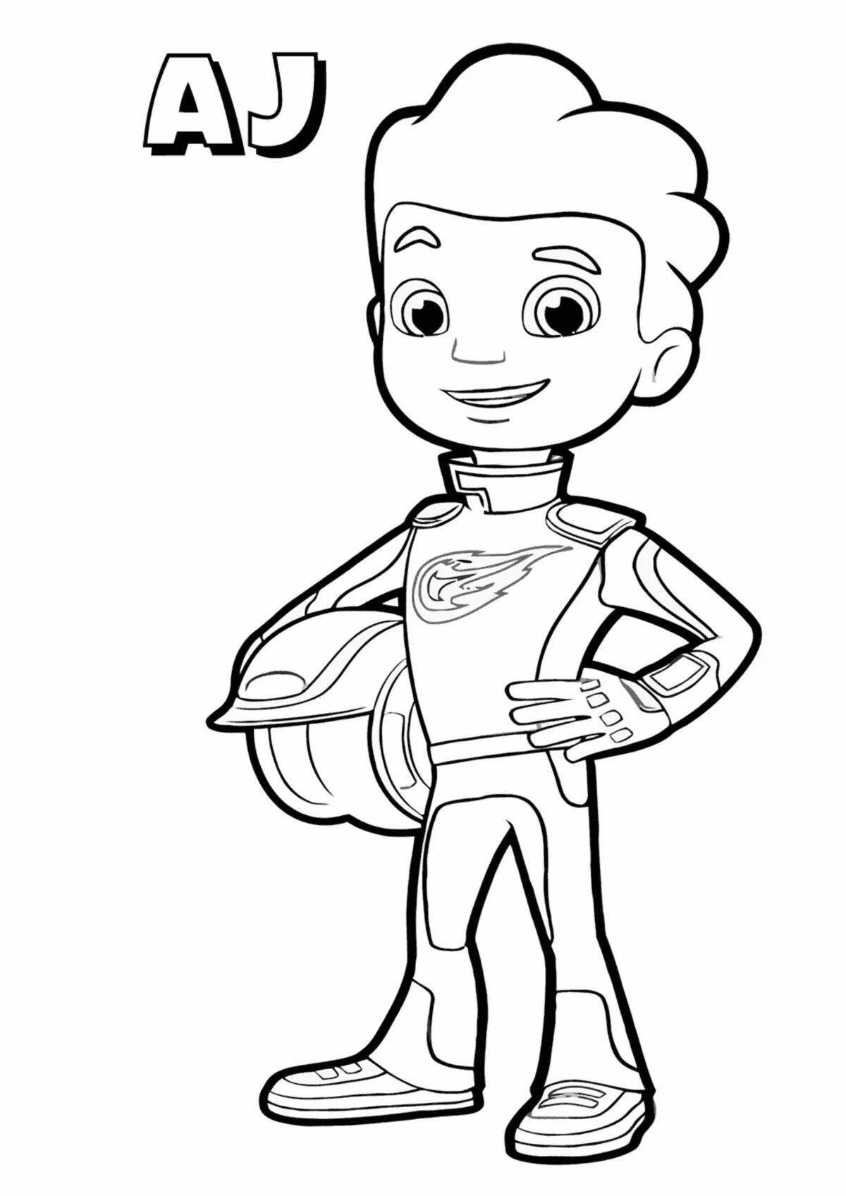 Раскраска светящиеся серьги