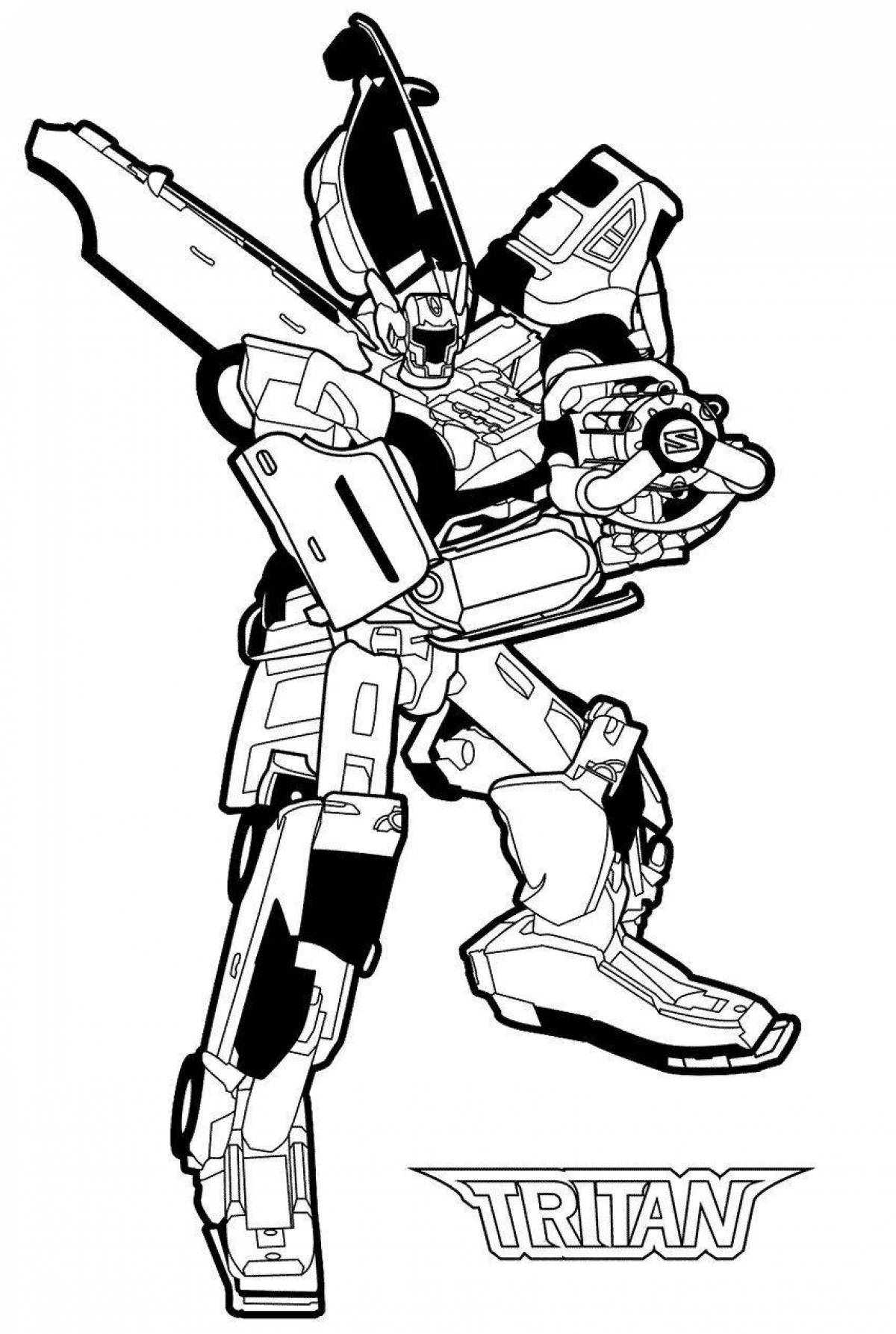 Giga 7 dramatic coloring page