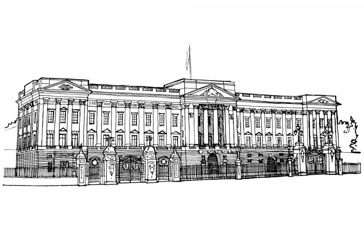 Coloring page magnanimous winter palace