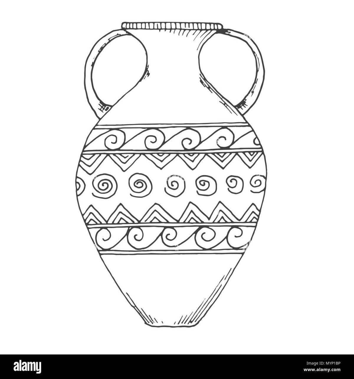 Идеи для срисовки греческая ваза легкие (85 фото)