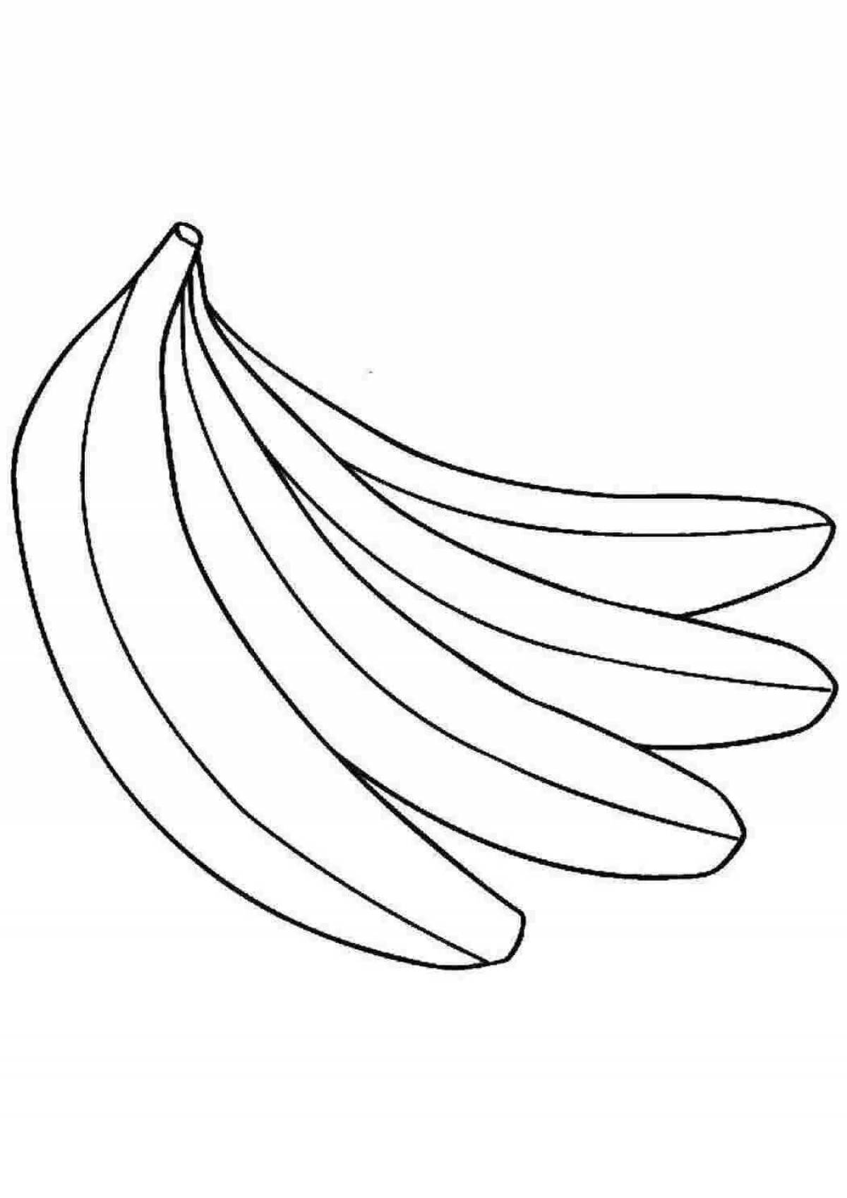Заманчивый рисунок банана