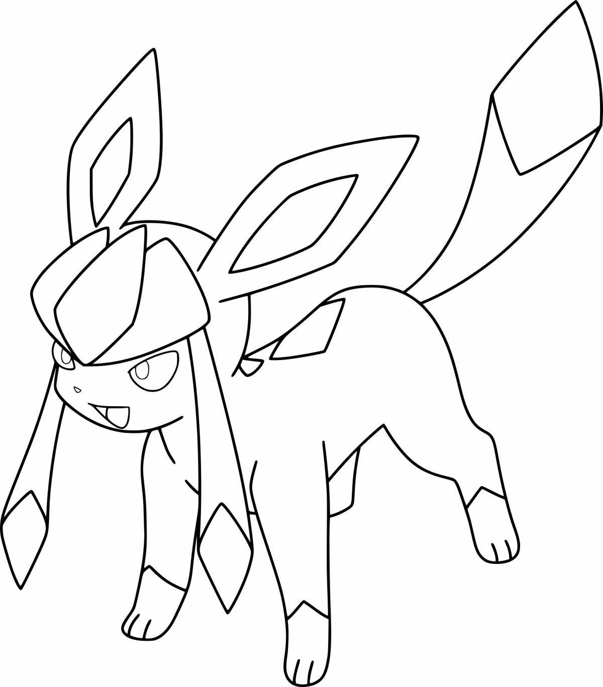 Photo Awesome Sylveon pokemon coloring book