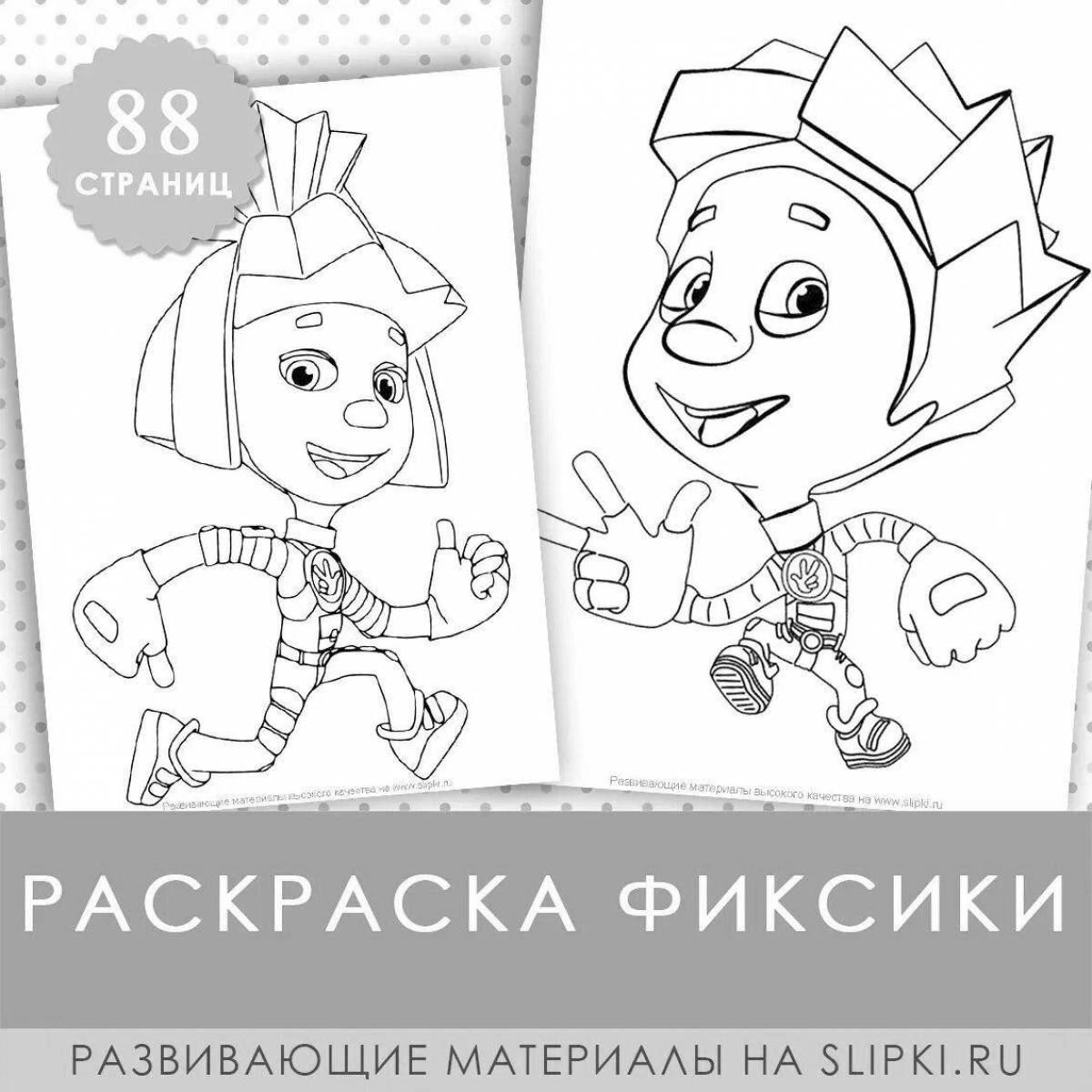 Coloring amazing fixies