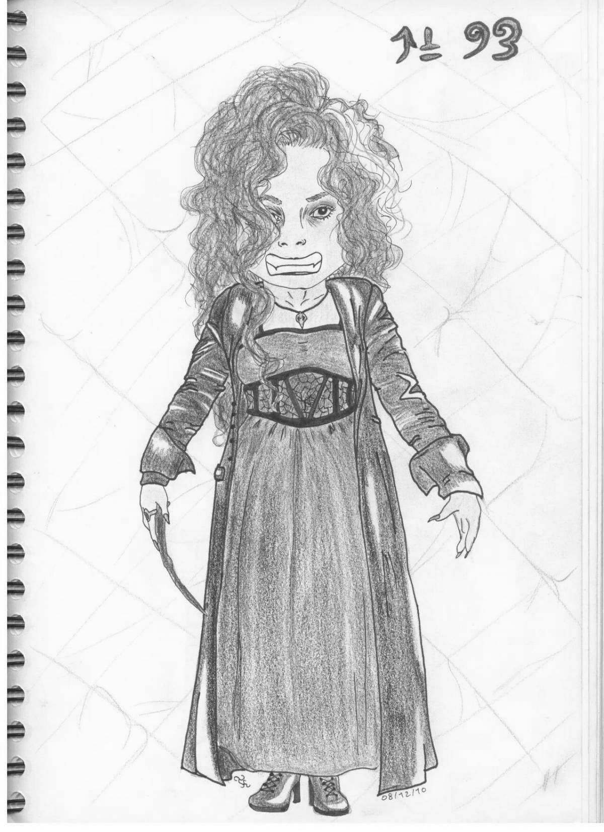 Bellatrix Lestrange's wonderful coloring book