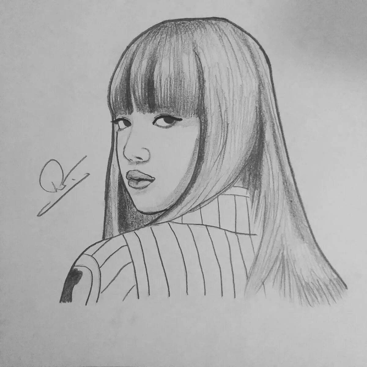 Lisa BLACKPINK draw