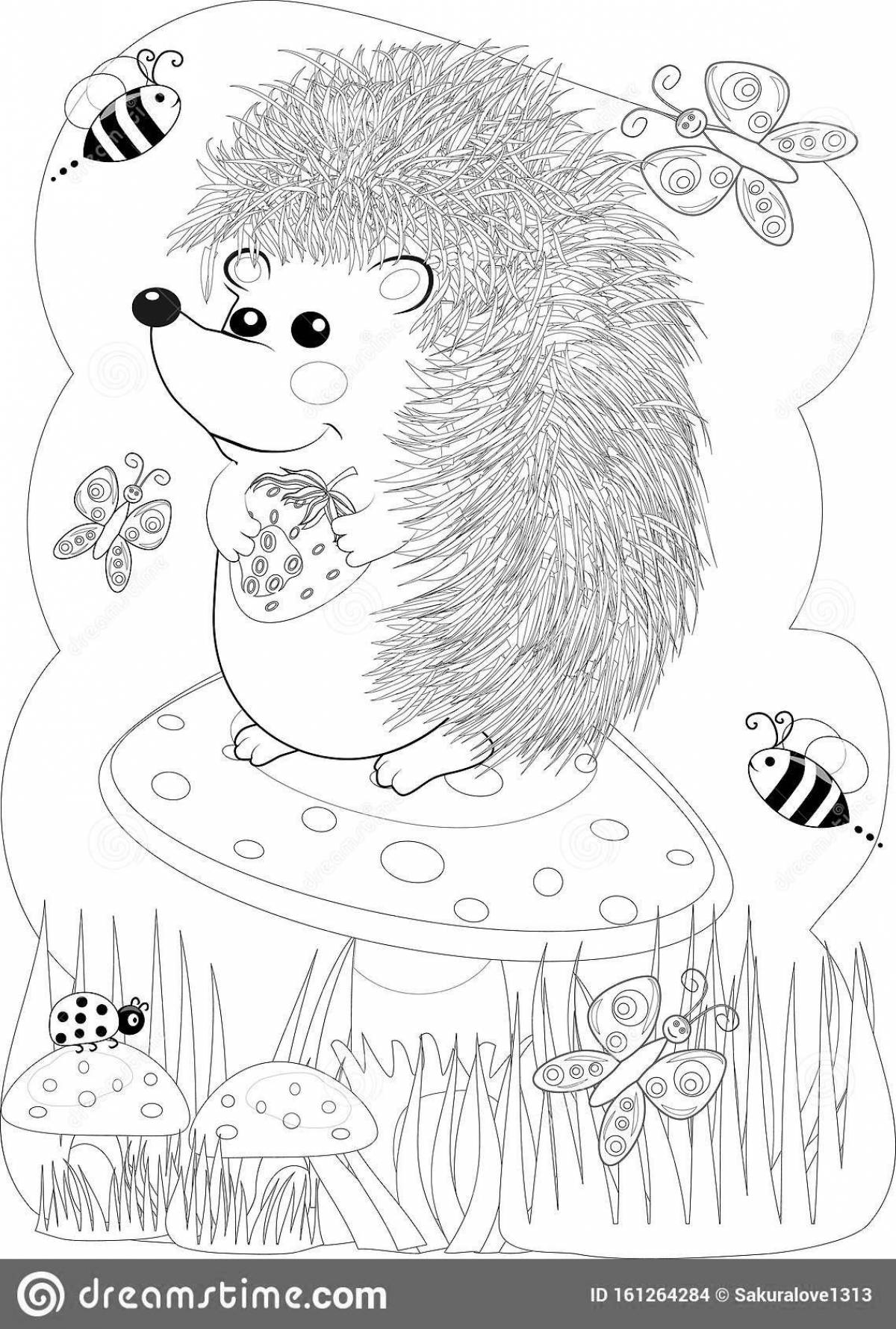 Раскраски Ежик в тумане (29 шт.) - скачать или распечатать бесплатно #17144