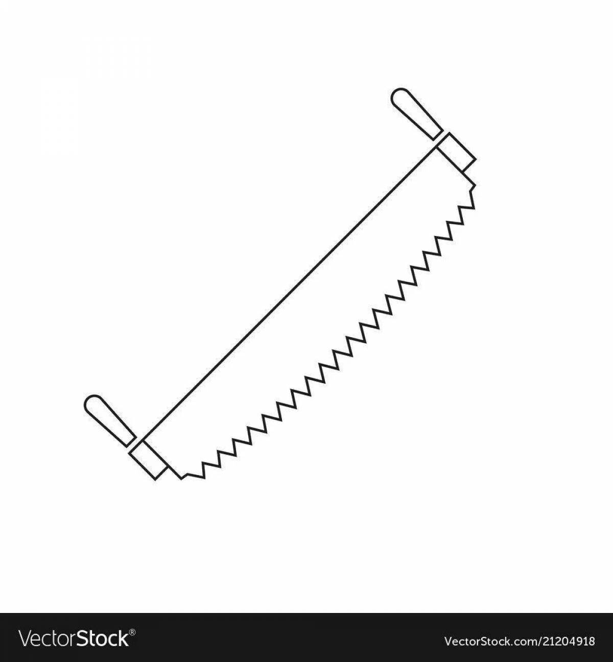 Пила с двумя ручками картинка