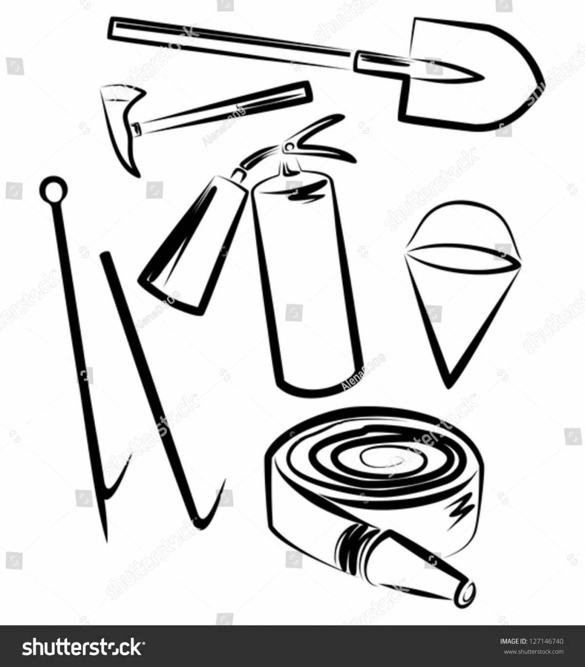 Coloring fireshield of shining colors
