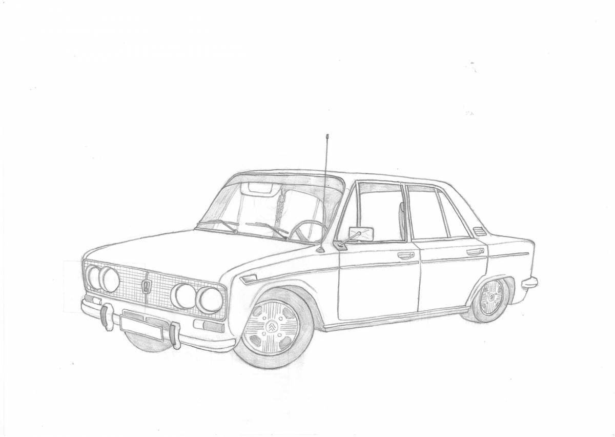 Exciting coloring Zhiguli 6