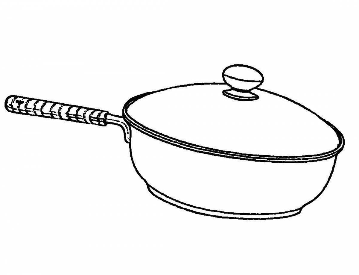 Coloring page delicious meals for babies