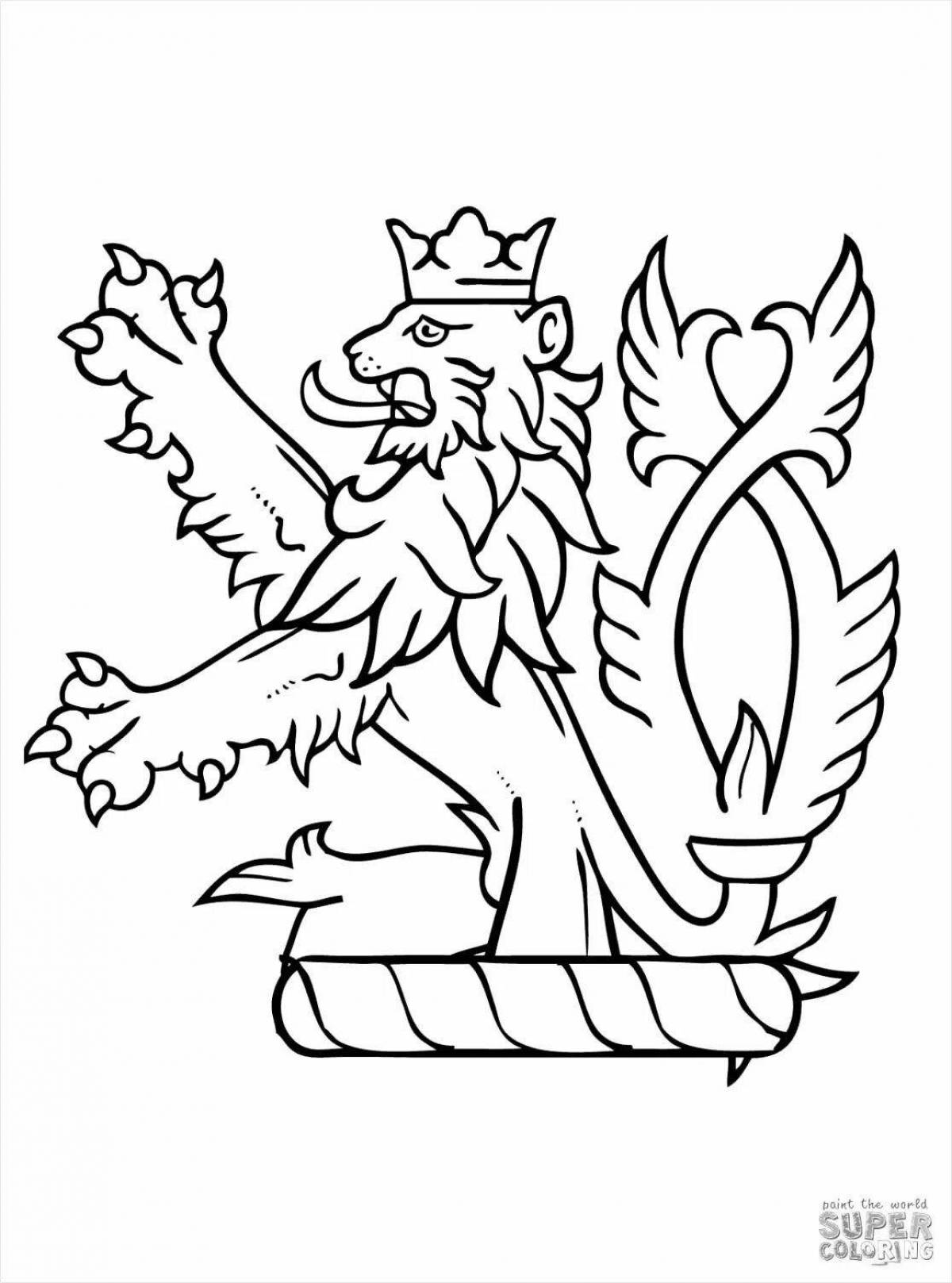 Scotland holiday coloring page